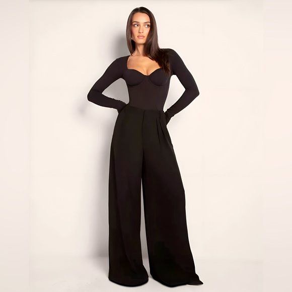 TA3 Sweetie Long Sleeve Top, Size M, Color Black - Picture 5 of 9